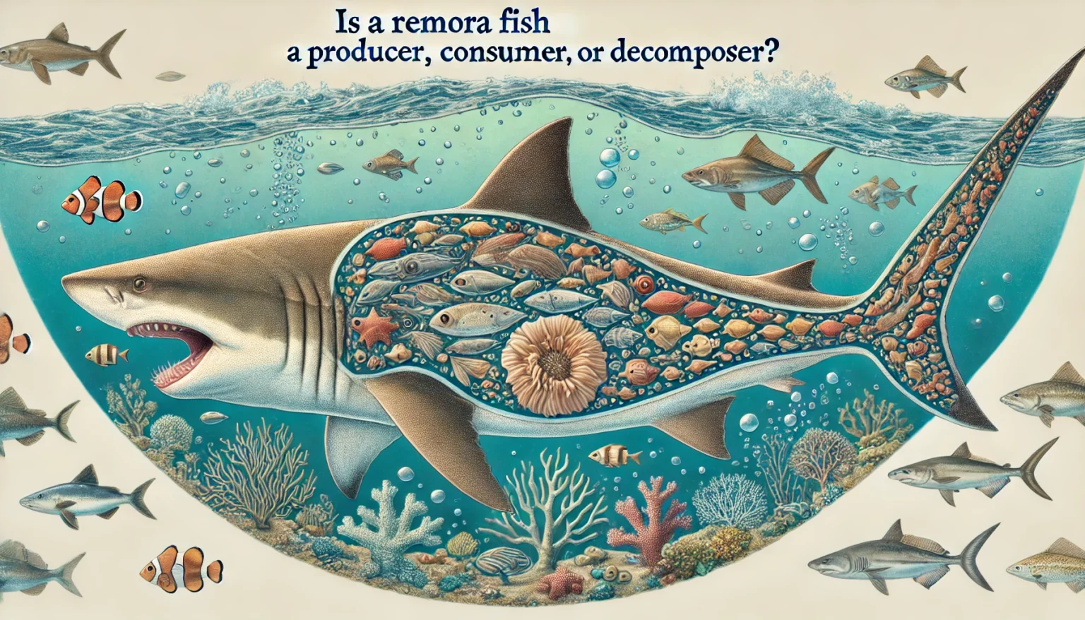 Is a Remora Fish a Producer Consumer or Decomposer